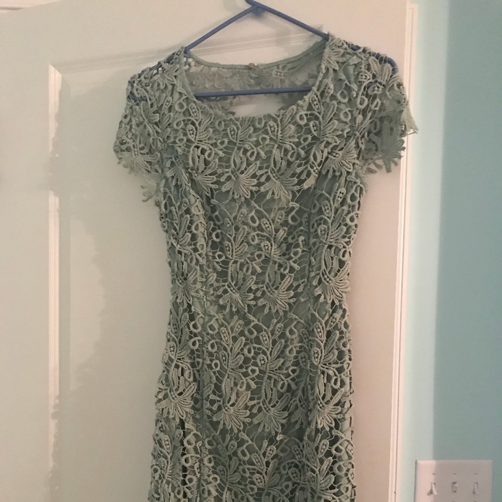Lulus midi lace dress